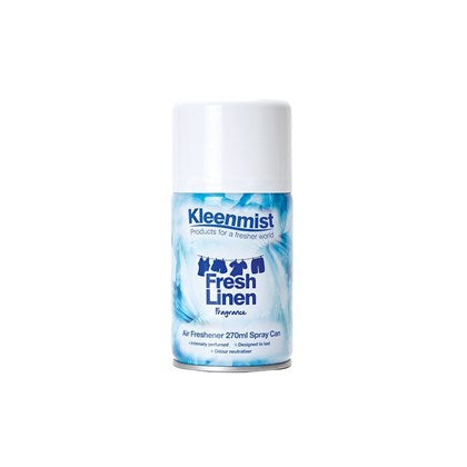 Aerosol Kleenmist Refill Fresh Linen 270ml (Pack of 12)