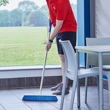 Medium Washable Stiff Broom 45cm | Various Colours