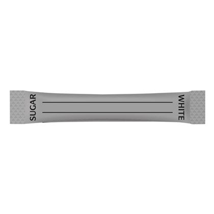 Metallic White Sugar Flatsticks (Pack of 1000)