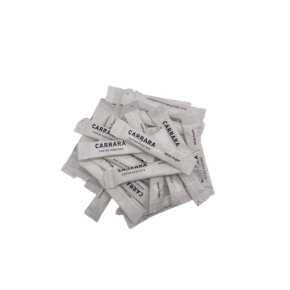 Carrara Coffee Roasters White Sugar Sticks (Pack of 1000) 1