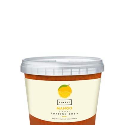 Simply Popping Boba Mango 870g (Pack of 4)