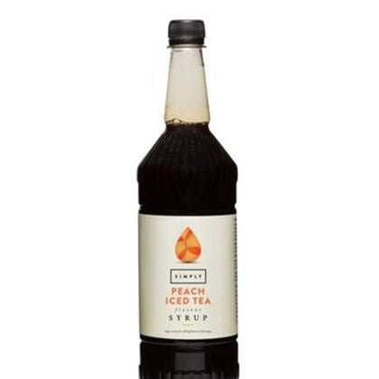 Simply Peach Iced Tea Syrup 1L