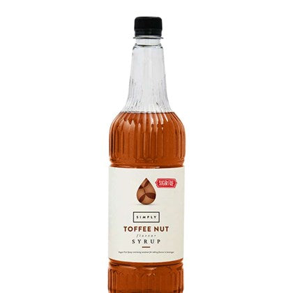 Simply Sugar Free Toffee Syrup 1L