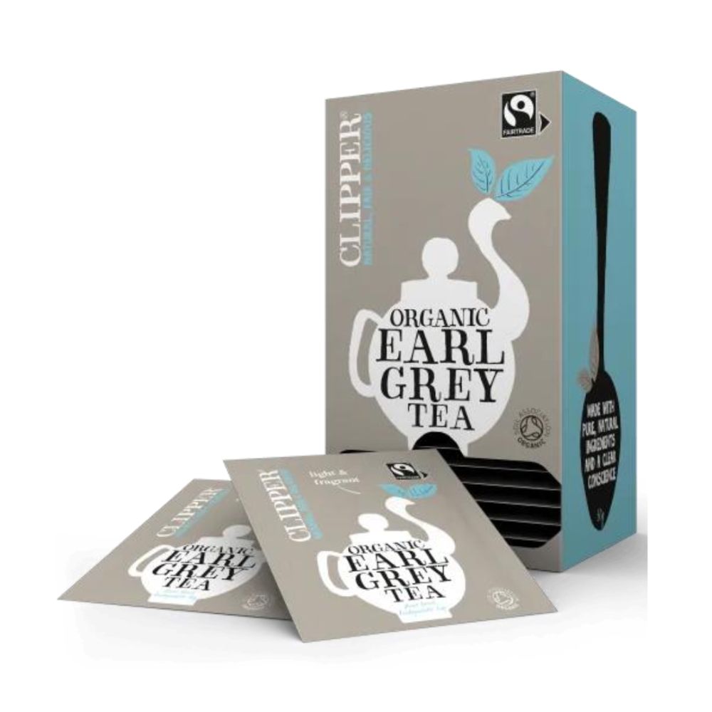 Clipper Fairtrade & Organic Earl Grey Tea 6x25