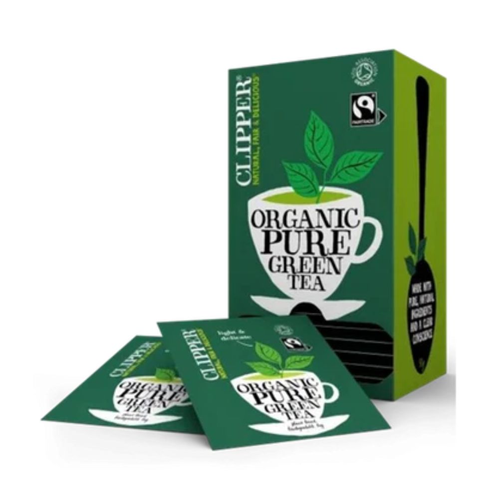 Clipper Fairtrade & Organic Pure Green Tea 6x25