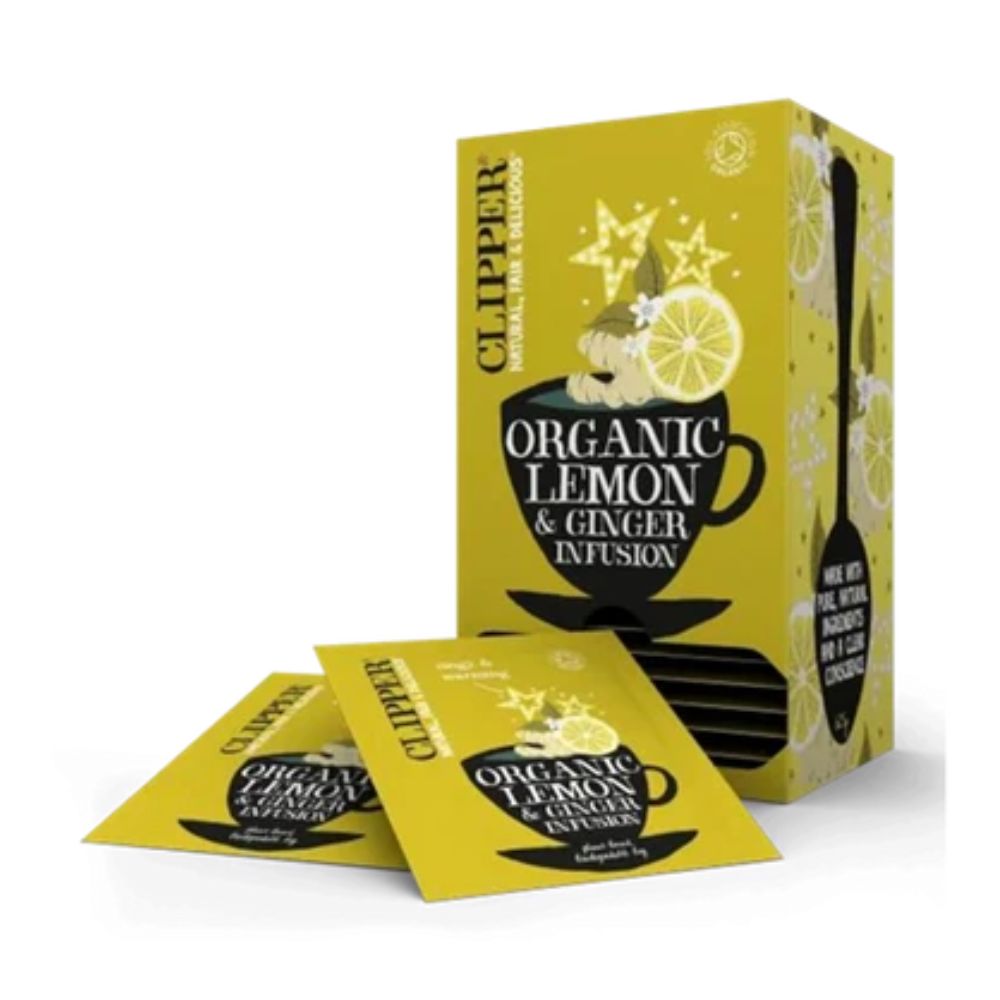 Clipper Organic Lemon & Ginger Infusion 6x25