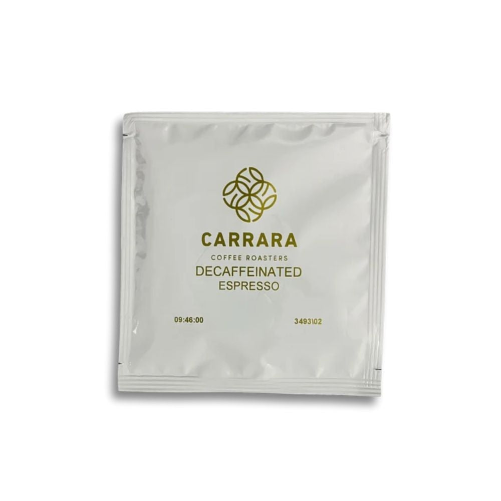 Carrara Coffee Decaff Esp Grind - Sachet 100x8g