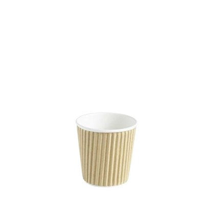 4oz Kraft Double Wall Espresso Cups (Pack of 1000)
