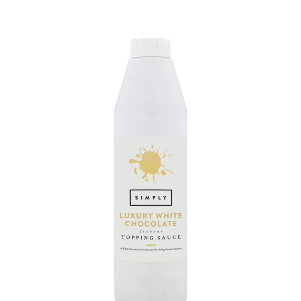 Simply Luxury White Chocolate Topping Sauce 1kg