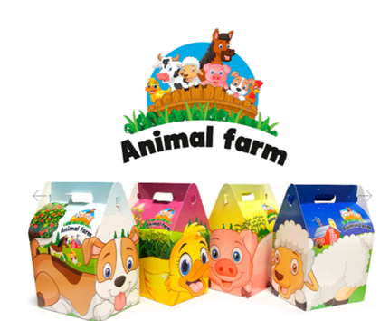 Kids Animal Farm Meal Boxes (Pack of 250)