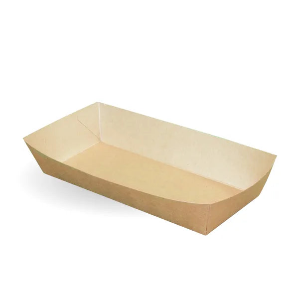 Large Kraft Tray 4.5 x 9.5 x 1.7" (Pack of 500) 1