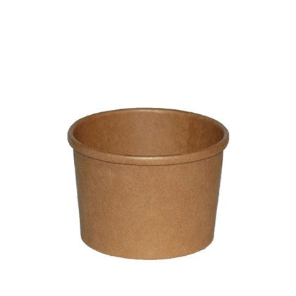 PE Lined Kraft Soup/Food Containers (Pack of 500) | Various Sizes