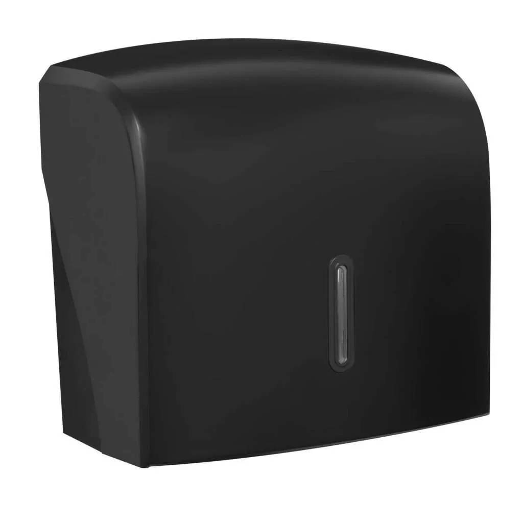 Small HALO Hand towel Dispenser Black