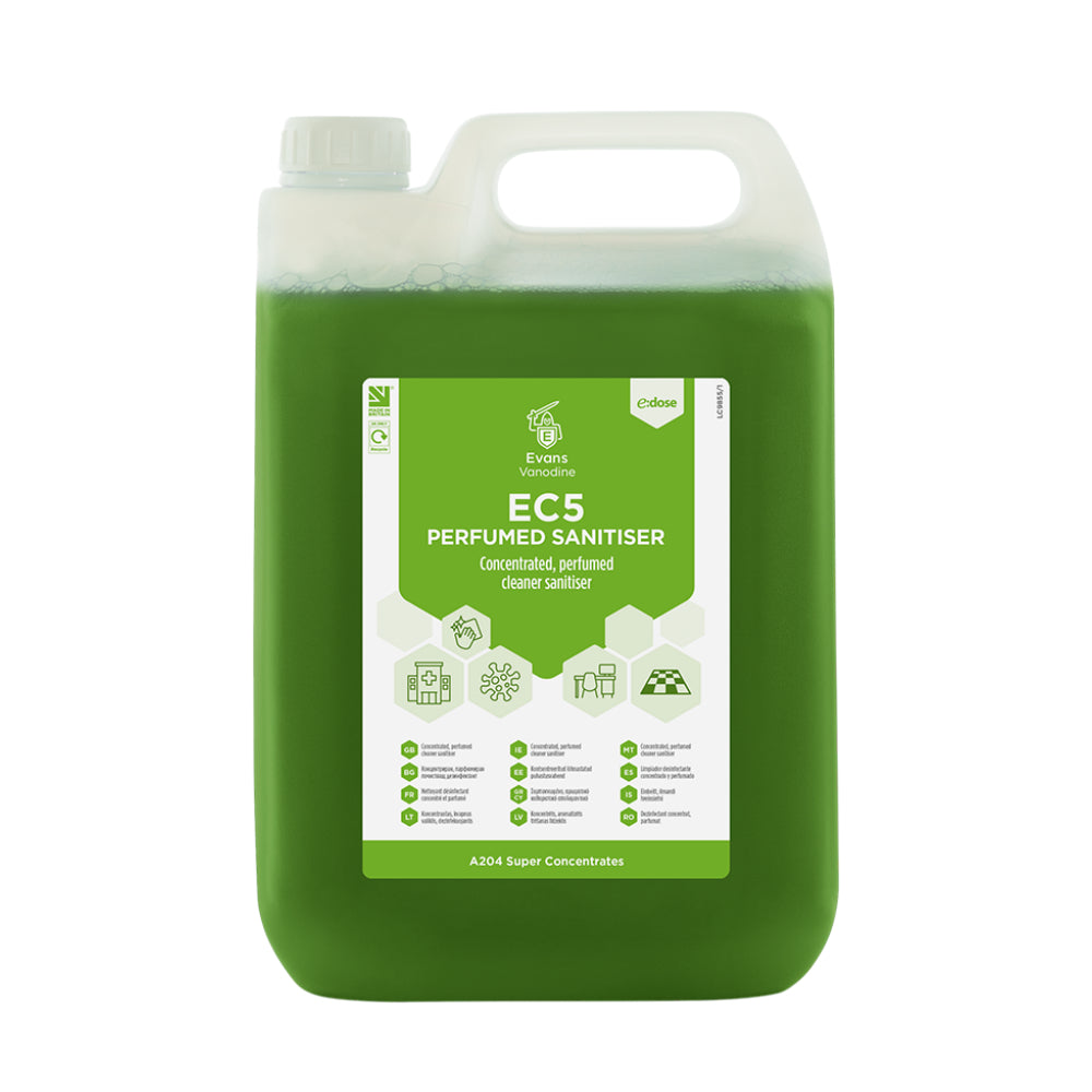 EC5 Perfumed Sanitiser 5L (Pack of 2) 1