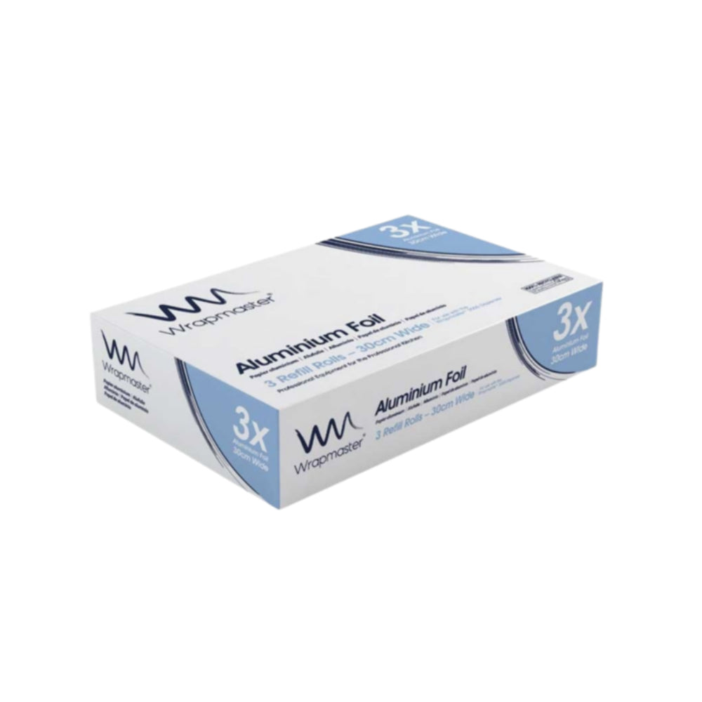 Wrapmaster 3000 Aluminium Foil 30cmx90m (Pack of 3)