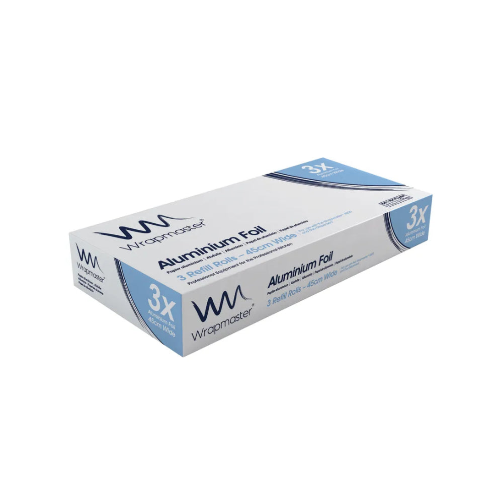 Wrapmaster 4500 Aluminium Foil 45cmx90m (Pack of 3)