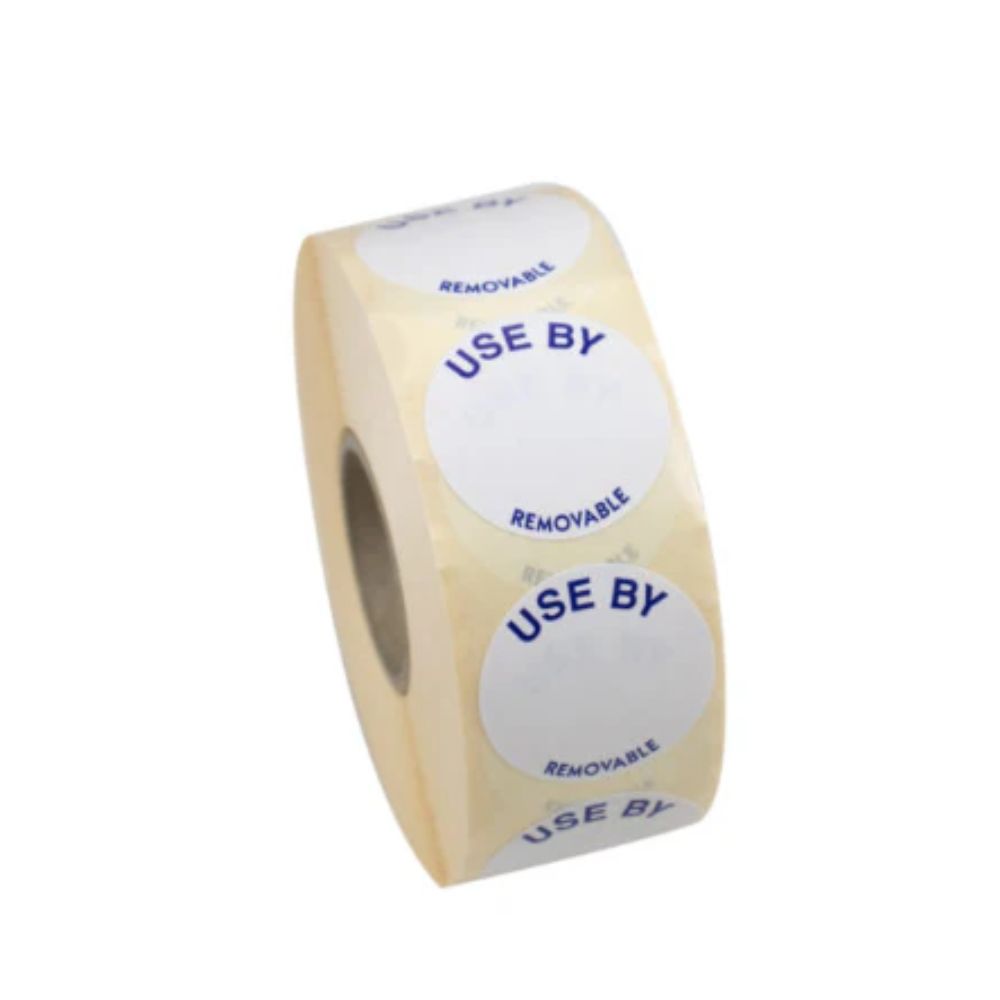 Removable Use By Label 25mm (Pack of 1000)