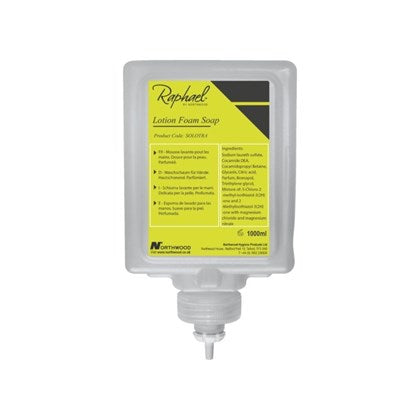 Raphael Lotion Foam Soap 1L (Pack of 6)