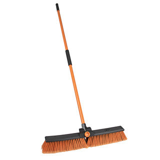 Big Orange Heavy Duty Broom Head & Handle 1