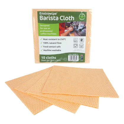 Barista Cloth Washable 38x36cm Peach (Pack of 10)