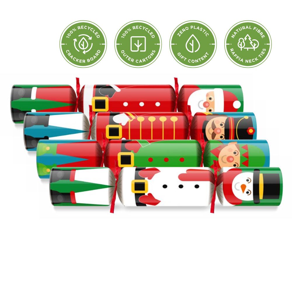 8" Cracker Festive Fun Puzzles NO SNAP (Pack of 100)