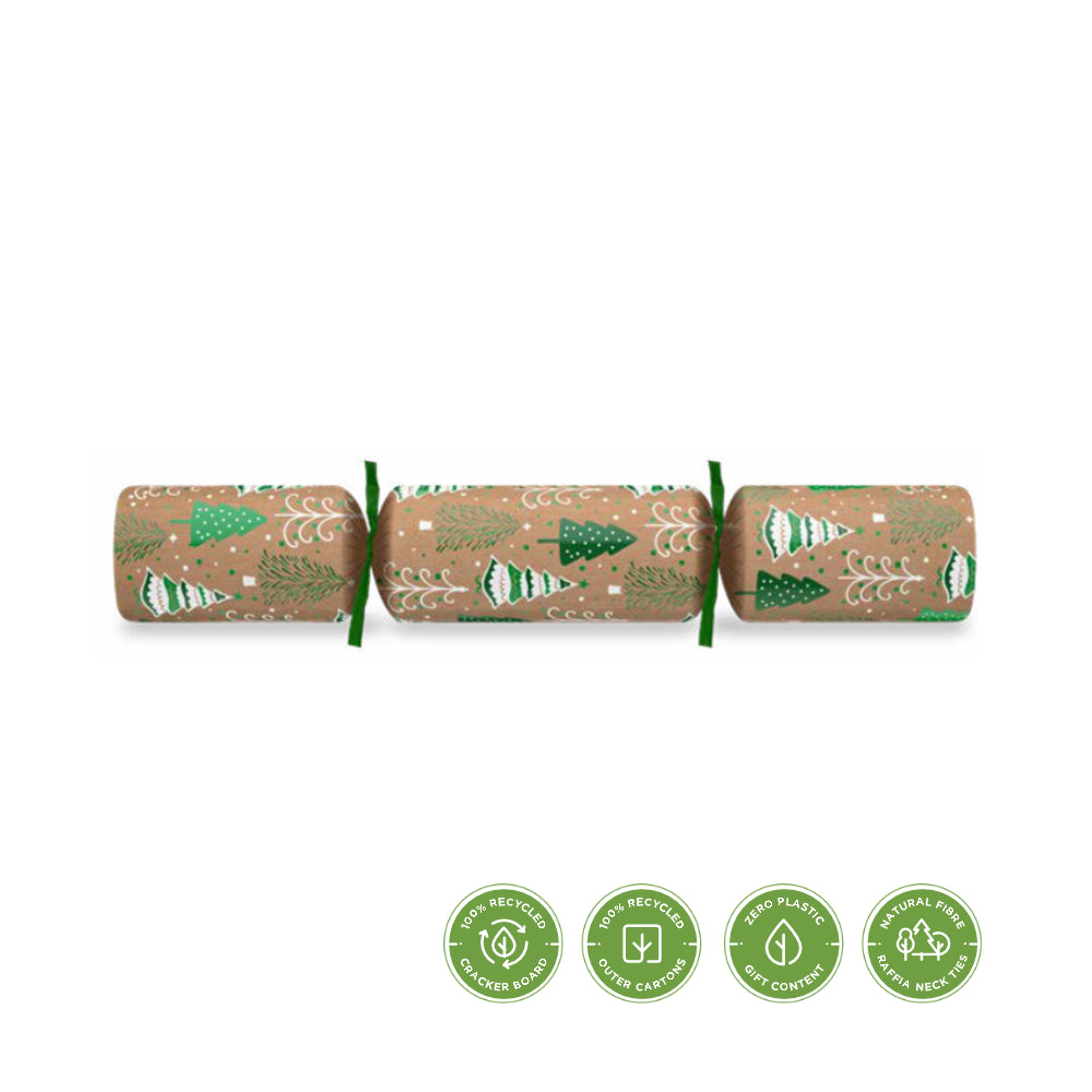 11" Kraft Festive Forest Christmas Crackers (Pack of 100) 1