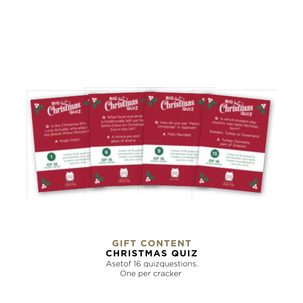11" Sparkle Tree Foil Board Christmas Crackers Mixed Case (Pack of 100) 2