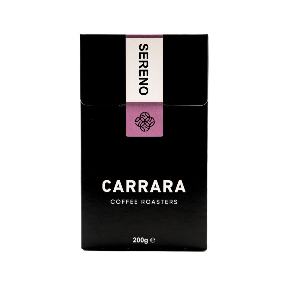 Carrara Coffee Sereno - Decaff Ground 8x200g