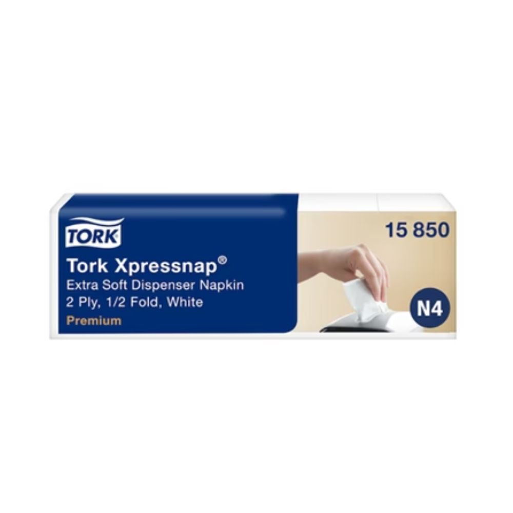Tork Xpressnap Napkin white 2ply (Pack of 8000)