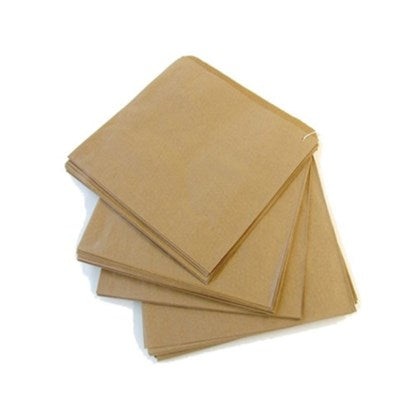 Strung Square Kraft Paper Fruit Bags | Various Sizes