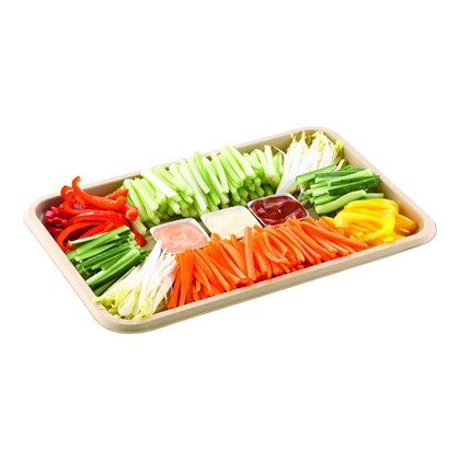 Rectangular Pulp Platters | Various Sizes