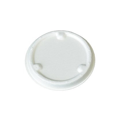 White Bagasse Portion Pot Lid 73mm diameter (Pack of 1500)