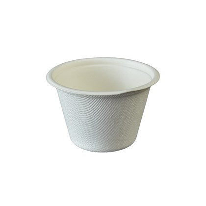 4oz Bagasse Portion Pot White