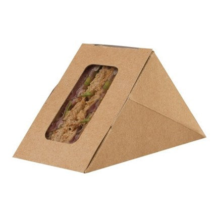 Mini Kraft Half Sandwich Wedge (Pack of 500)