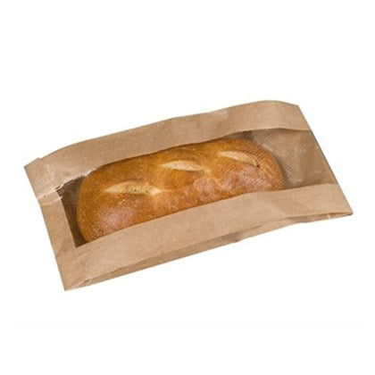 XL Artisan Kraft Window Bag