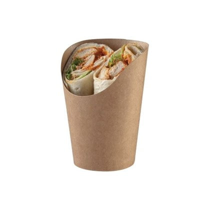 163ml/5.5fl oz Paperboard Kraft Wrap Cup (Pack of 1000)