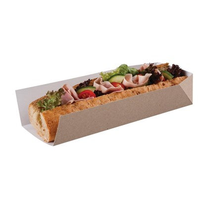 10x3" Kraft Open Ended Tray (Pack of 500)