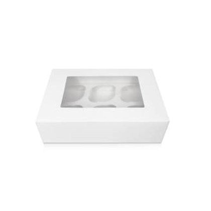 White Cupcake Box with Inserts | Various Sizes