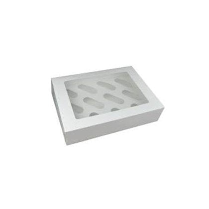 White Cupcake Box with Inserts | Various Sizes 3