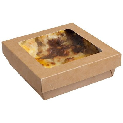 Microwavable Kraft Box Base (Pack of 500) | Various Sizes