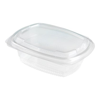 Clear Fresco Salad Hinged Container | Various Sizes