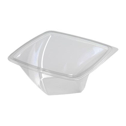 Clear Twisty Salad Bowl Base | Various Sizes