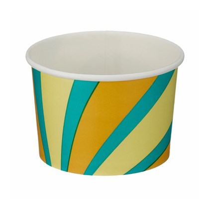 Patterned PE-Lined Ice Cream Tub (Pack of 500) | Various Sizes