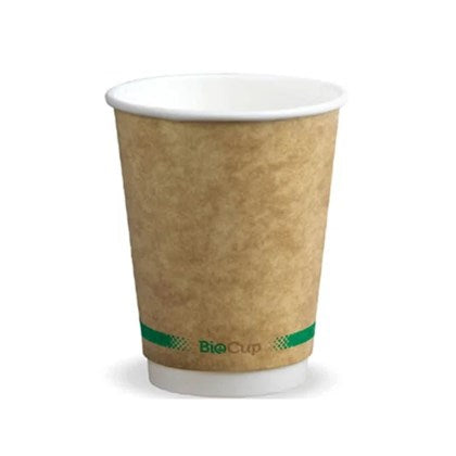 Double Wall Compostable Cups (Pack of 500) | 8oz-16oz