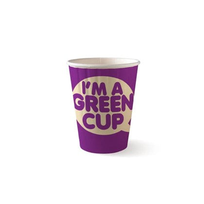 Aqueous Lined Double Wall BioCups Purple | 8oz-16oz