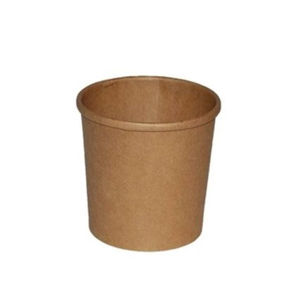 PE Lined Kraft Soup/Food Containers (Pack of 500) | Various Sizes