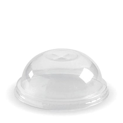 PLA Straw Slot Dome Lid for 76mm Diameter BioCup (Pack of 1000)