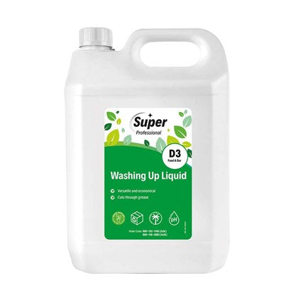 Super Professional Washing-Up Liquid 5L (Pack of 2)