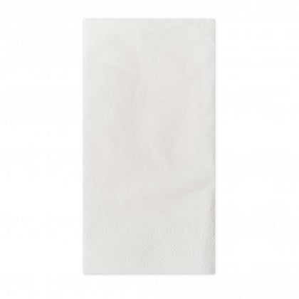 40cm 2ply 8 Fold Napkins (Pack of 2000) | White / Black
