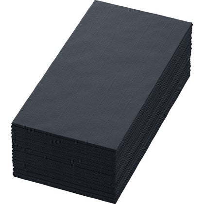 40cm Tablin 8 Fold Black Napkin (Pack of 500)